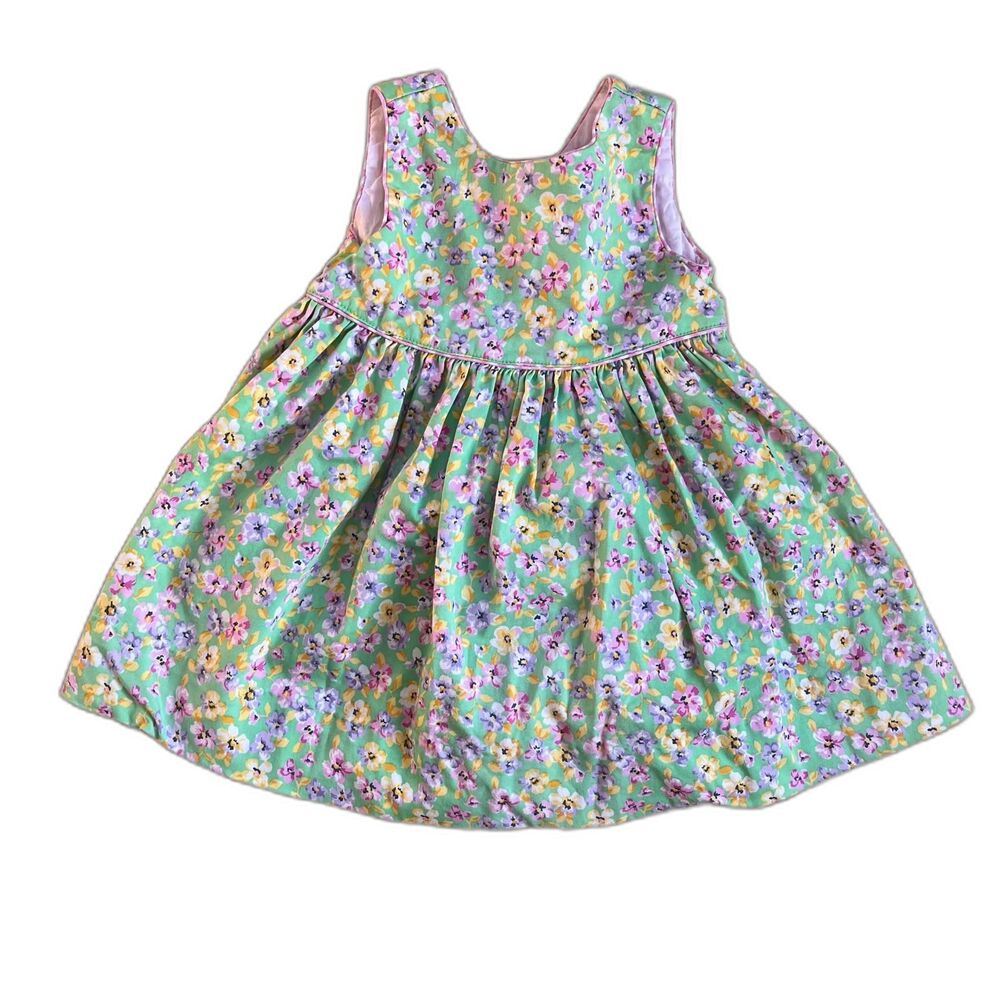 Ralph Lauren NEW Floral Cotton Dress & Bloomers 12M Summer Party Birthday Preppy